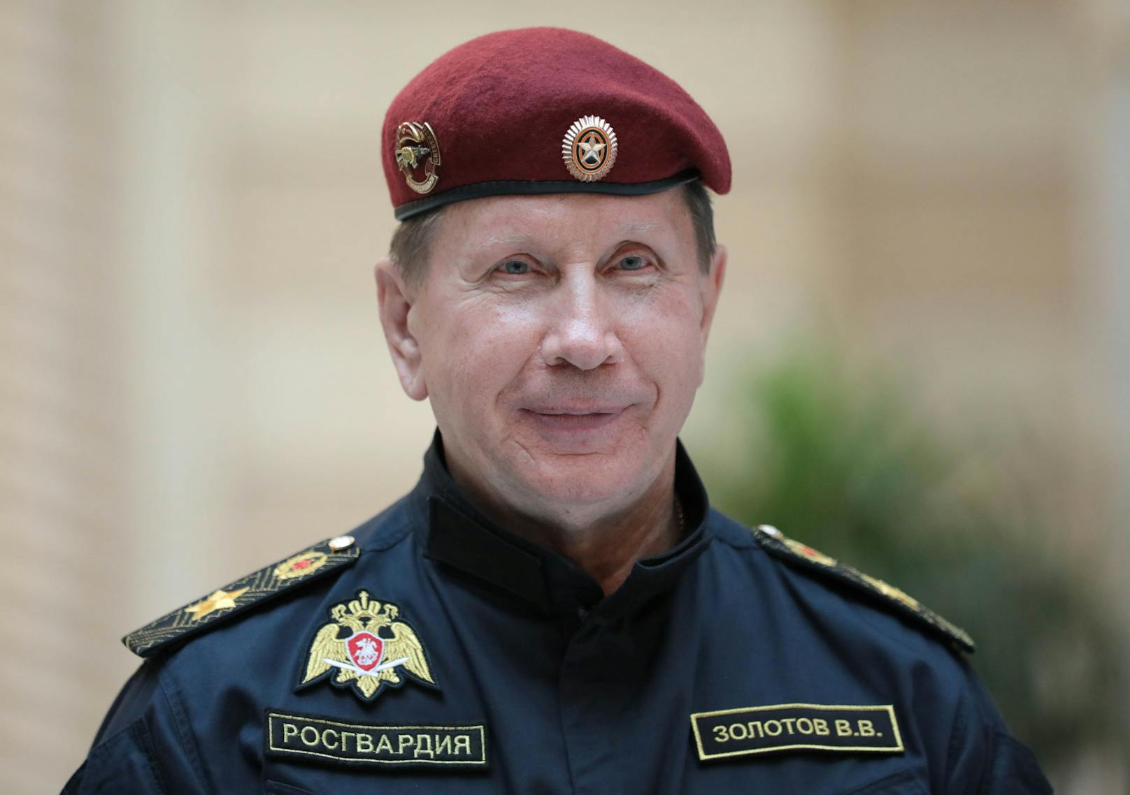 Viktor Solotow ist Direktor der Nationalgarde. 