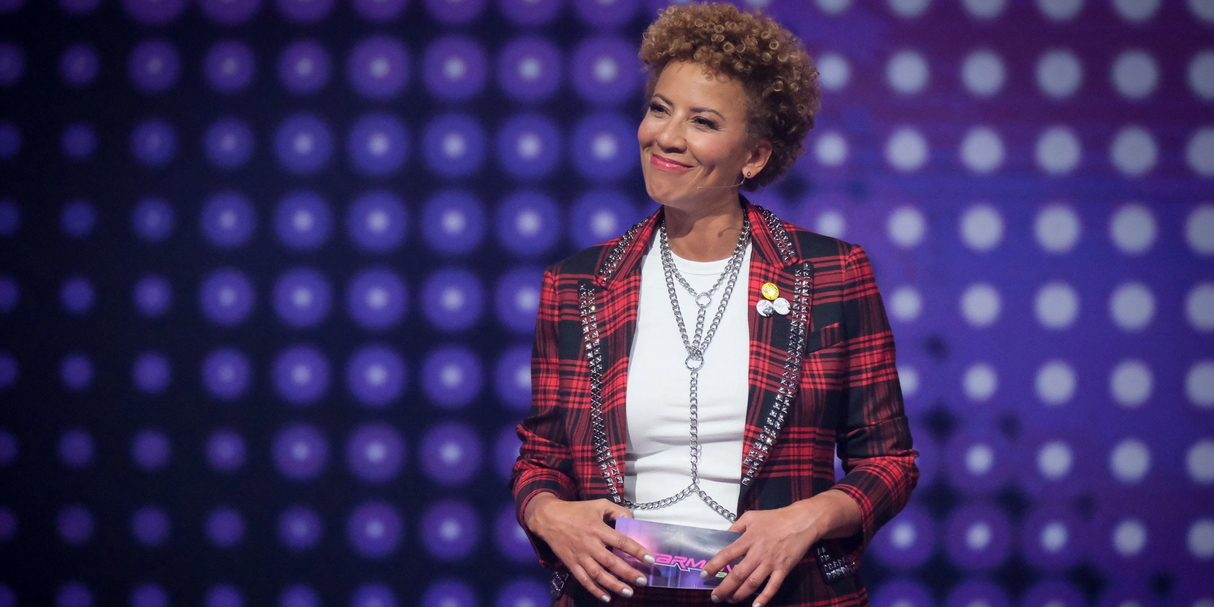 Arabella Kiesbauer, was sind das für Buttons?