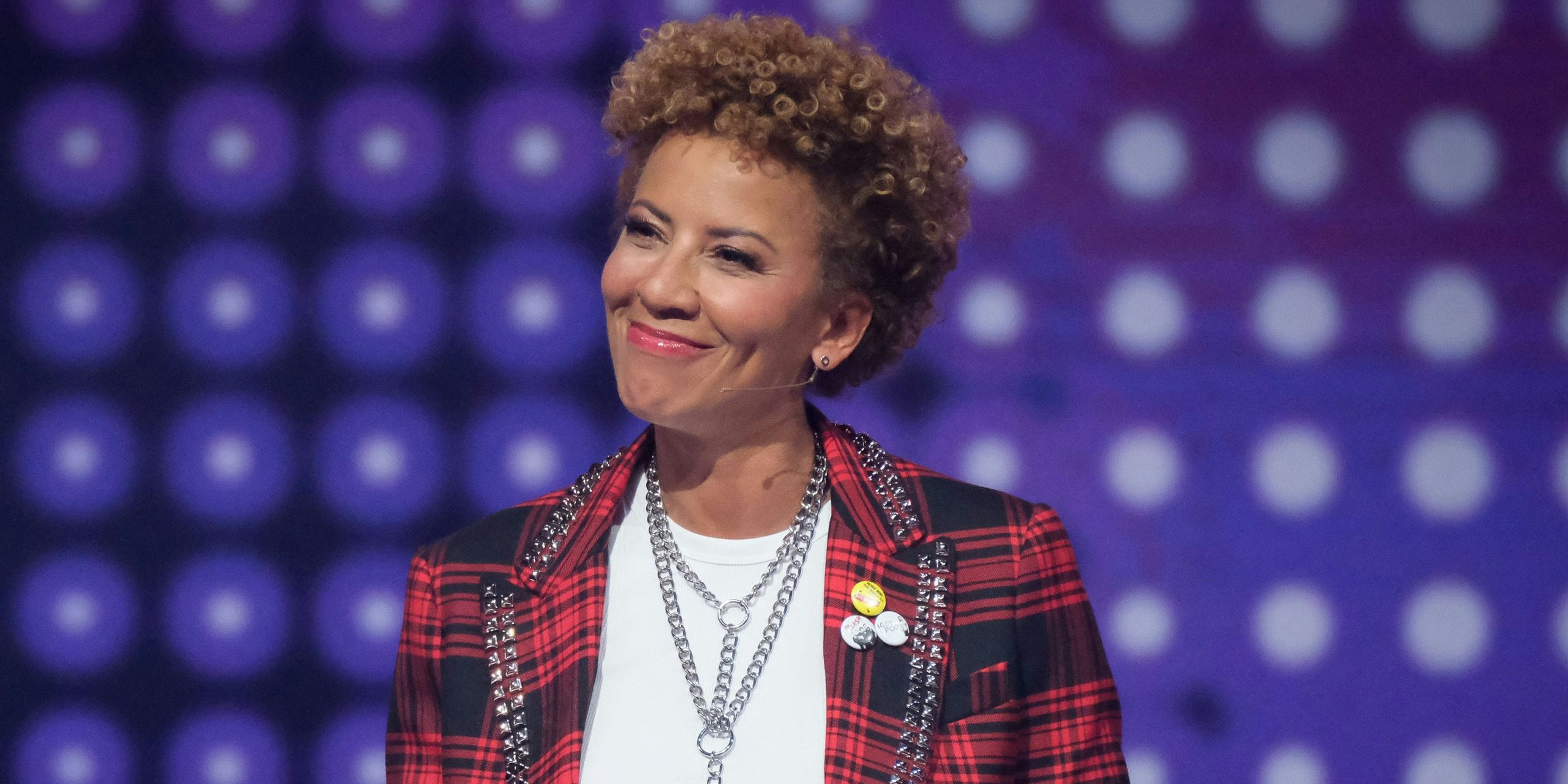 Arabella Kiesbauer, was sind das für Buttons?