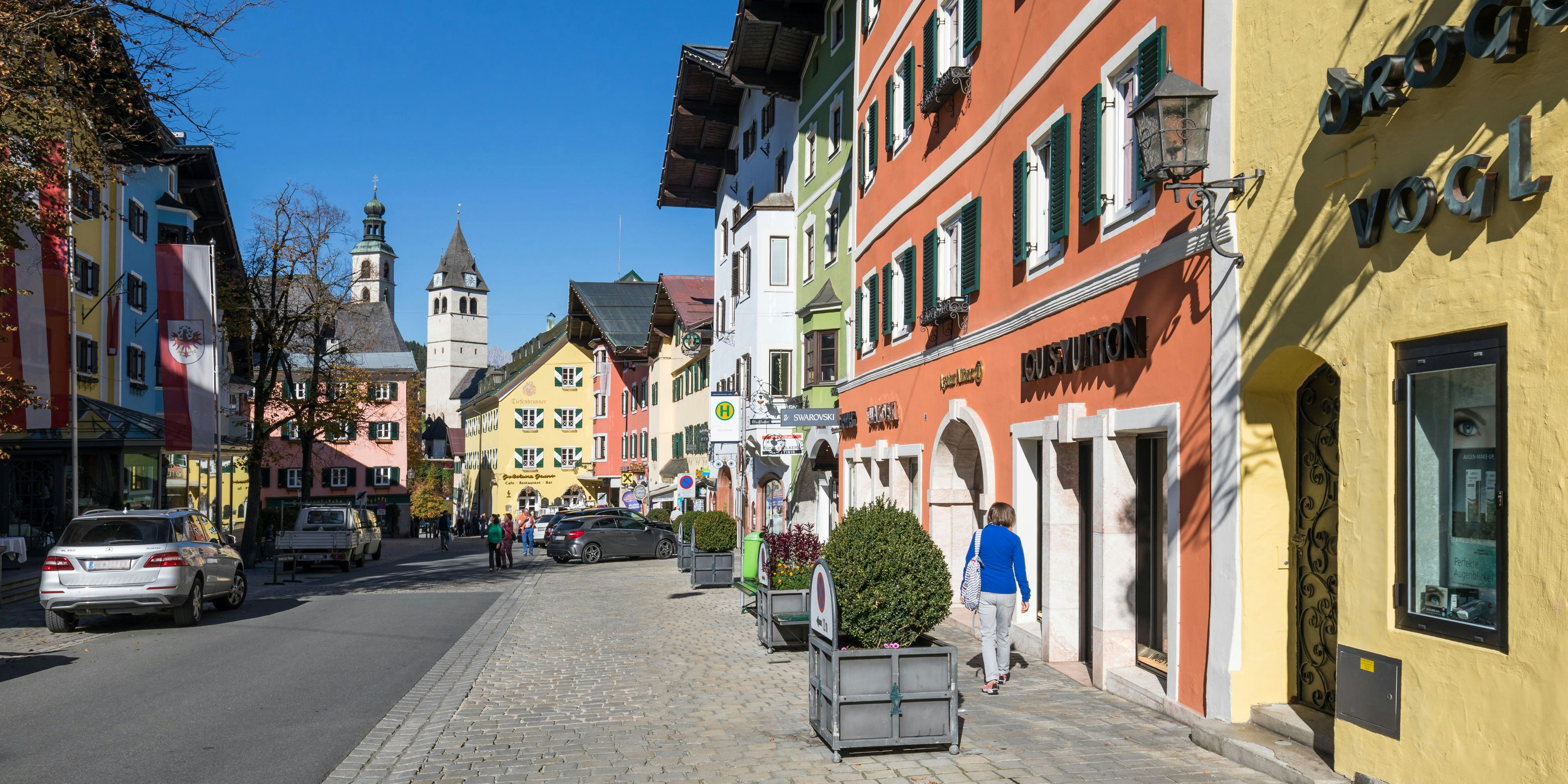 Der Ortskern von Kitzbühel, einem der Lieblingsziele russischer Touristen in Tirol. (Archivbild)