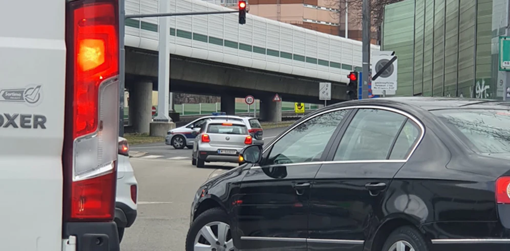 Die Wiener A22 war am Samstag stadteinwärts komplett gesperrt.