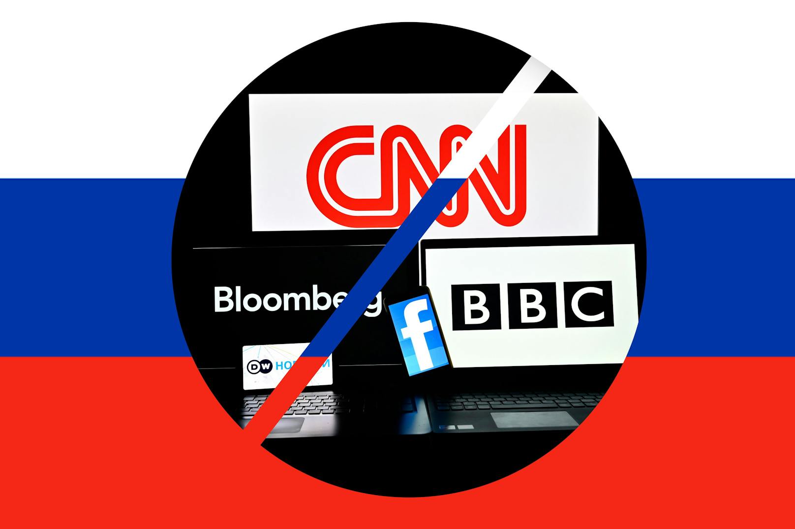 Aufgrund des neuen Mediengesetzes in Russland stellen internationale Medien ihre Arbeit im Land ein.