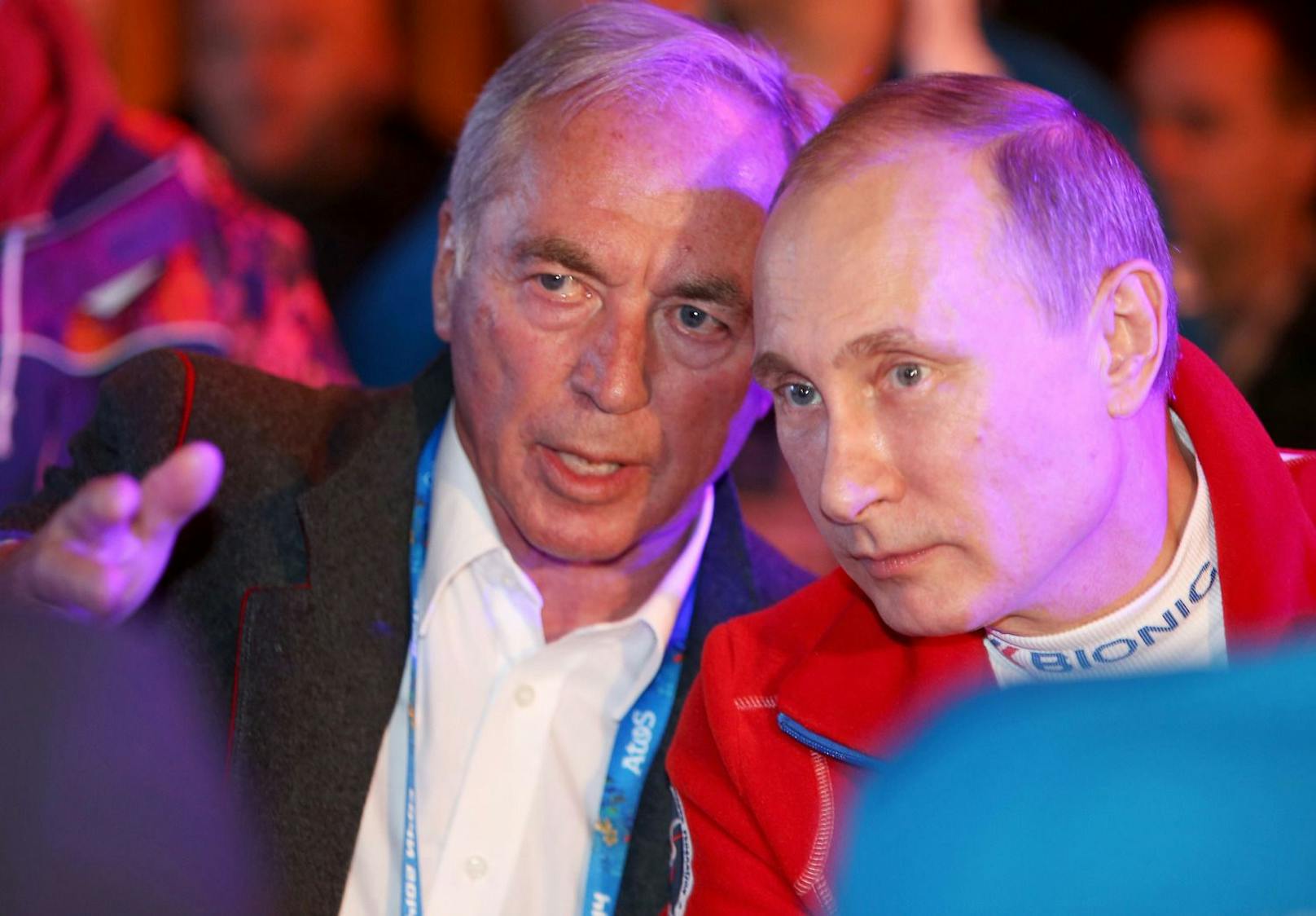 Karl Schranz und Wladimir Putin