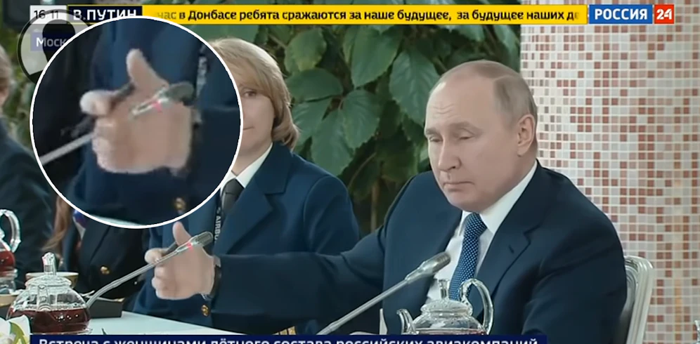 Ein Video mit Russlands Präsident Putin sorgt Online für Aufregung.