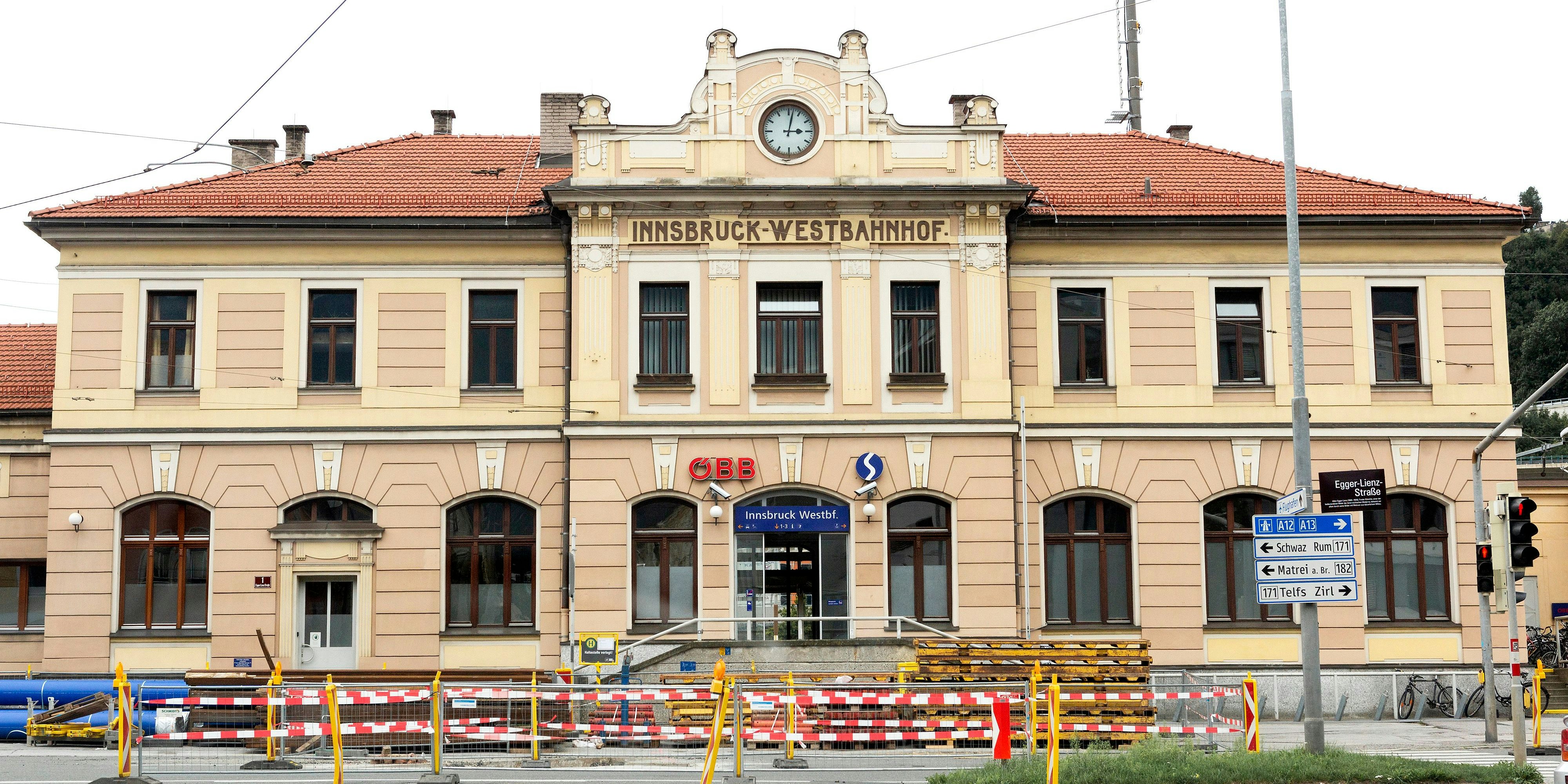 Das Unglück ereignete sich am Westbahnhof von Innsbruck.