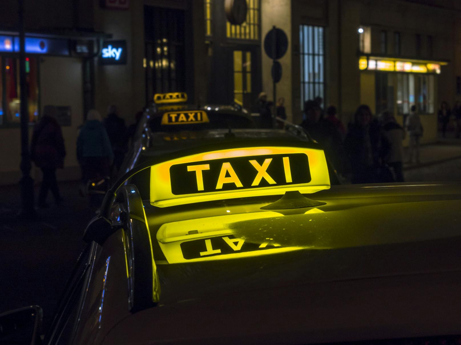 Symbolbild von Taxis.&nbsp;