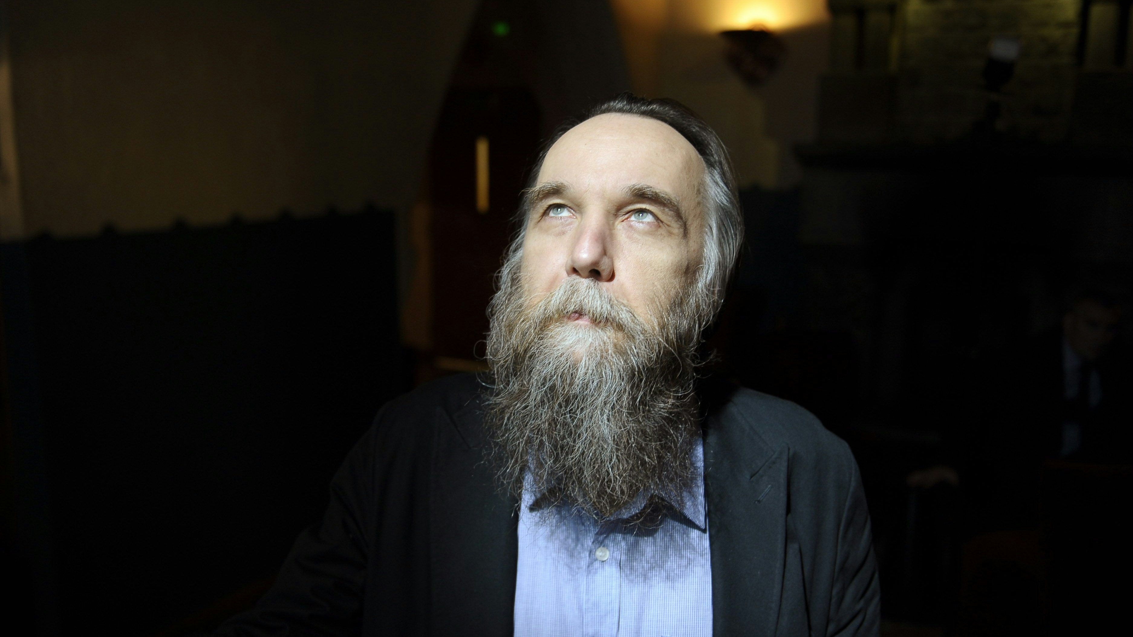 Download von www.picturedesk.com am 06.03.2022 (16:51).  Russian political scientist, ideologist of the creation of Eurasian empire, Aleksandr Dugin in interview in Helsinki, Finland on May 18, 2014. LEHTIKUVA / Heikki Saukkomaa - 20110622_PD5767 - Rechteinfo: Rights Managed (RM)