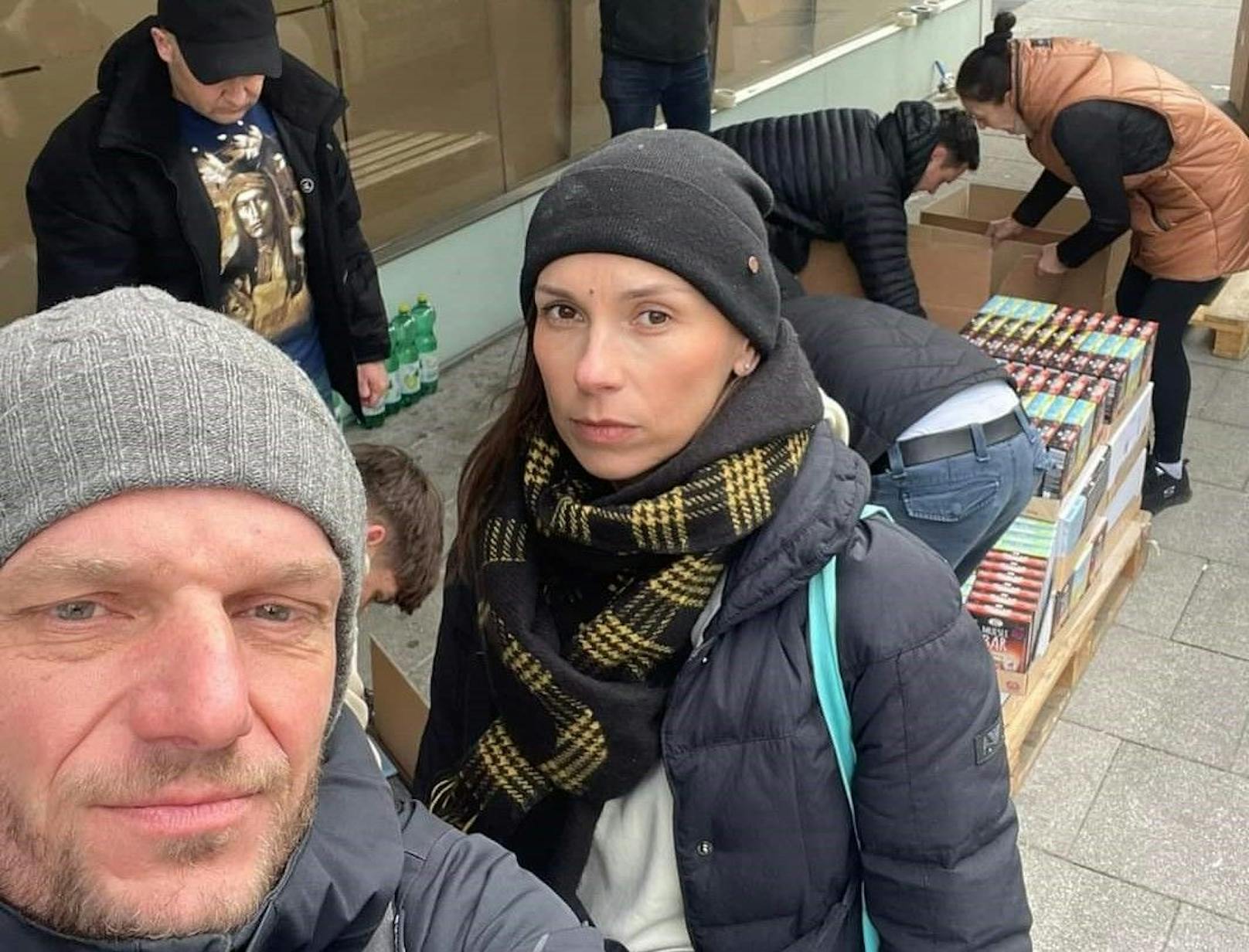 Sechs Tonnen an Spenden werden an die ukrainische Grenze gebracht