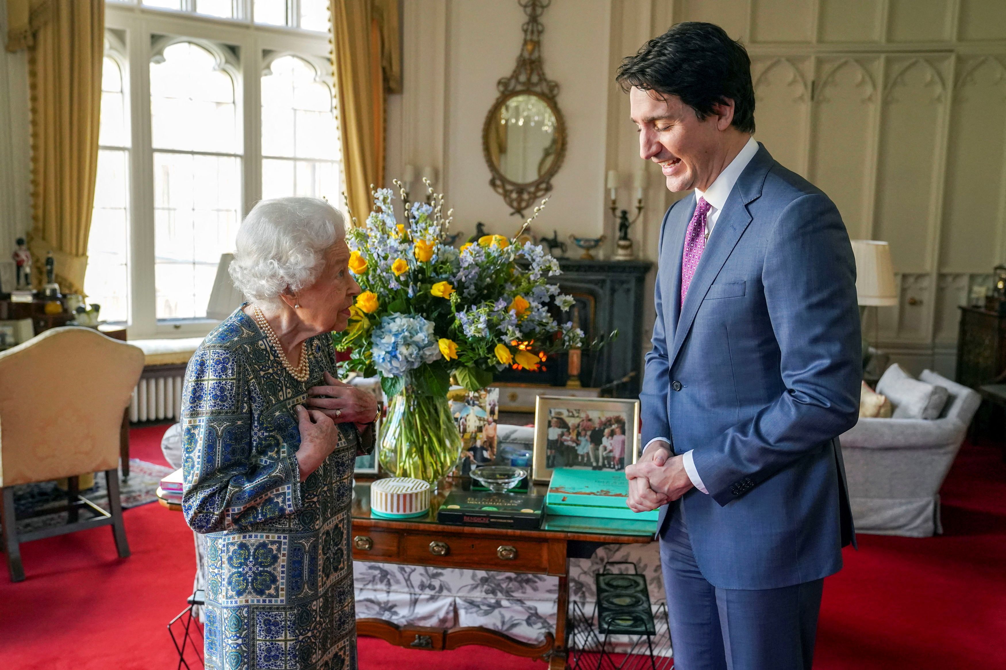 Queen Elizabeth II. und Justin Trudeau