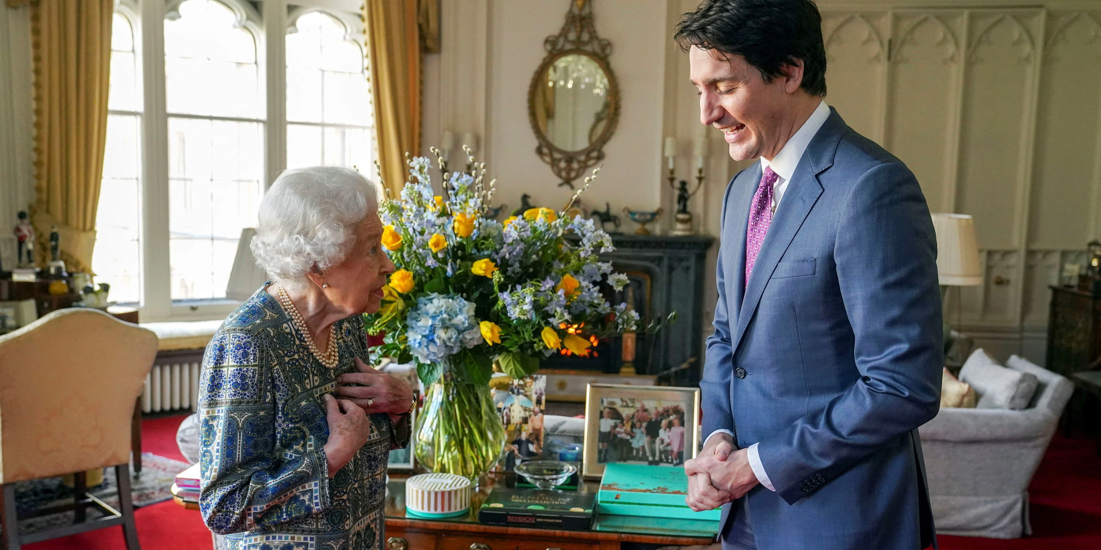 Queen Elizabeth II. und Justin Trudeau