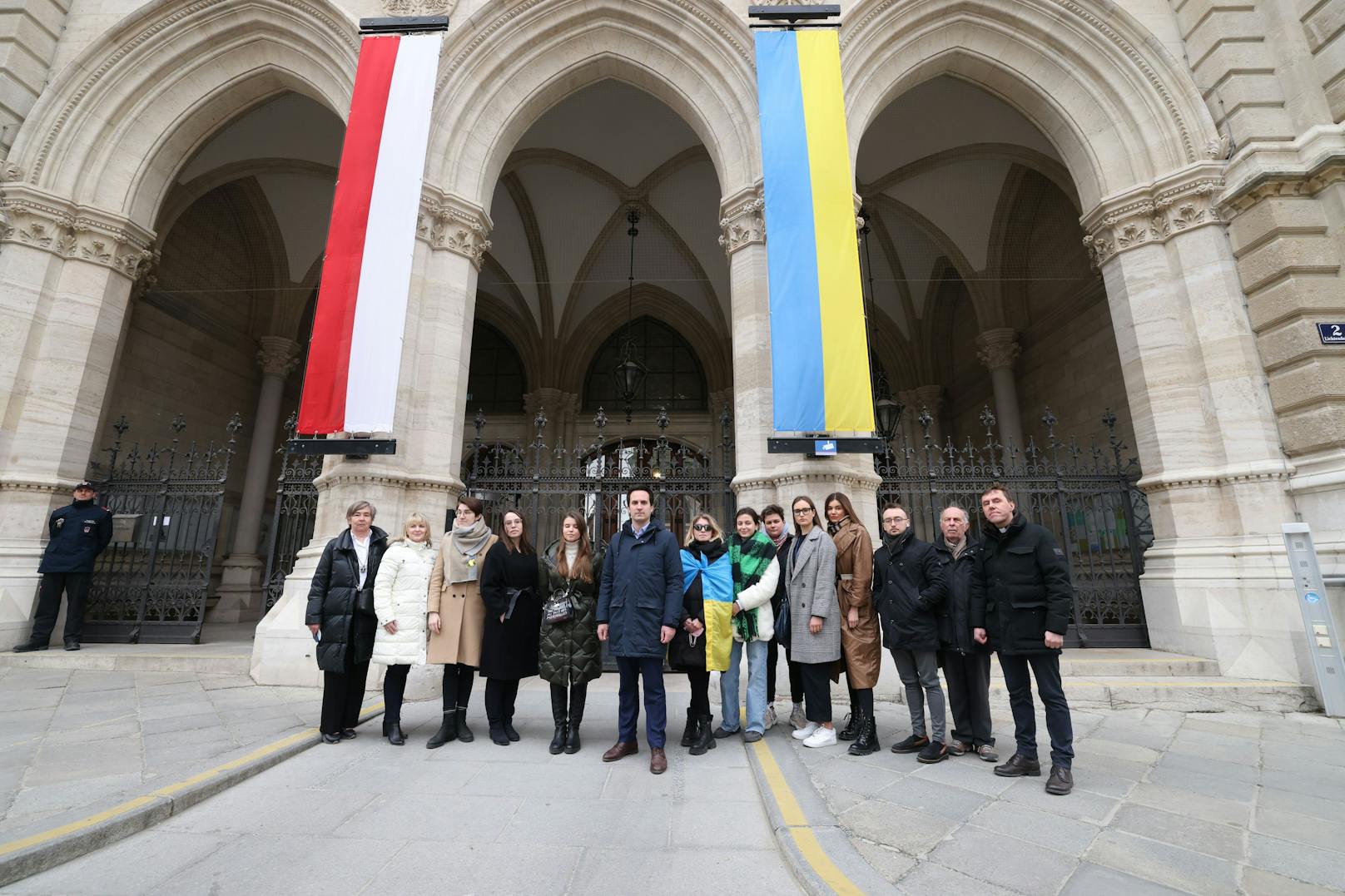 Nach Beratungen mit Vertretern ukrainischer Organisationen: Vizebürgermeister Christoph Wiederkehr präsentierte neue Hilfsmaßnahmen für Geflüchtete aus der Ukraine.