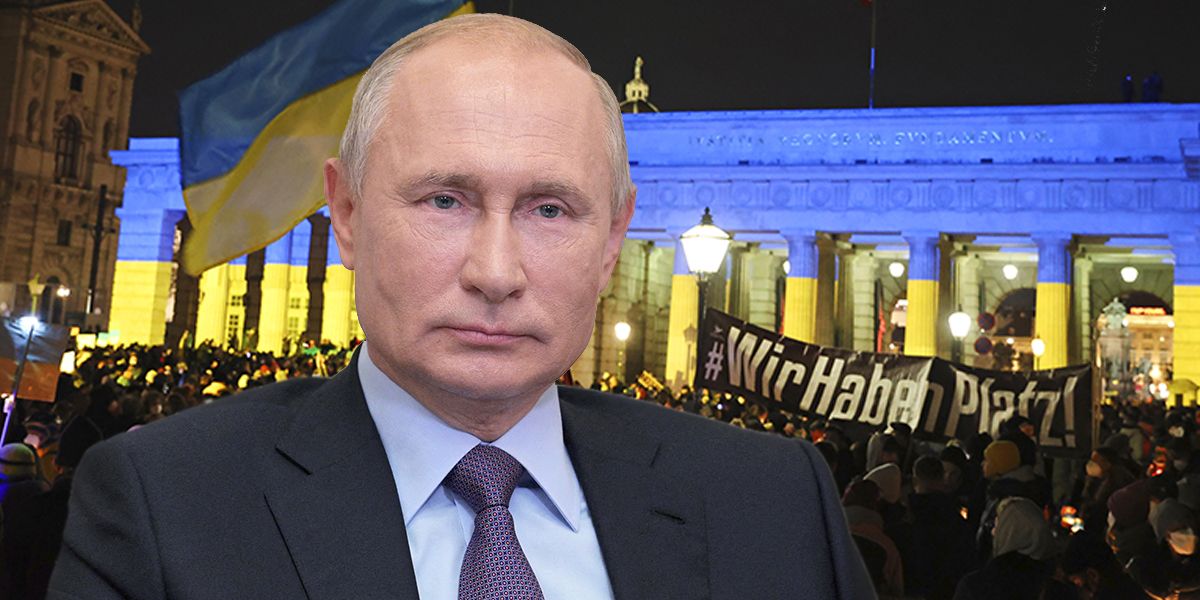 Russlands Präsident Wladimir Putin zeigt sich nicht erfreut über Österreich.