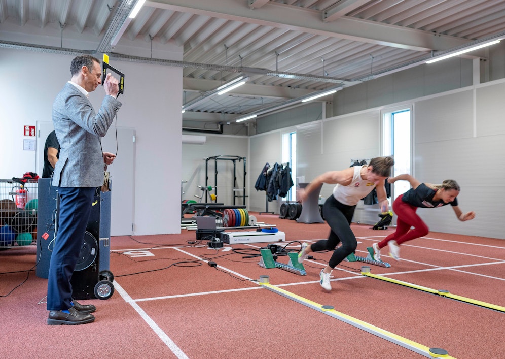 Leichtathletik-Halle in St. Pölten eröffnet.