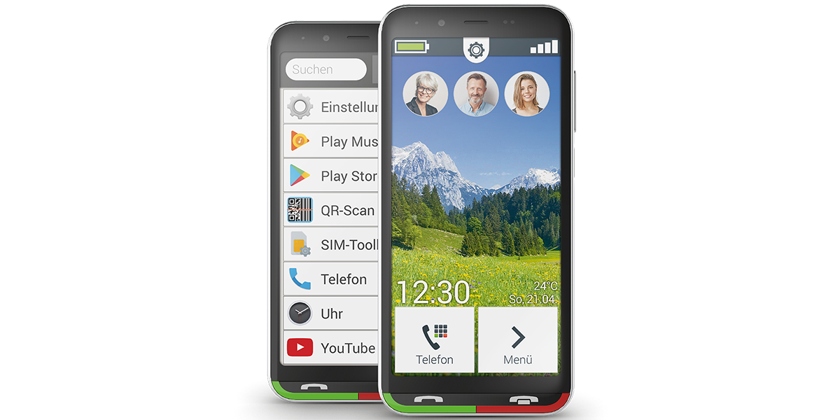 Smartphone mit Tasten erleichtert den Umstieg vom Tastenhandy zum Smartphone