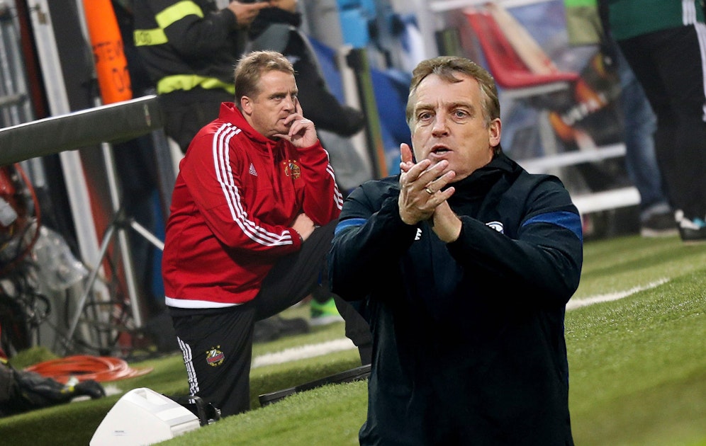 Mike Büskens bei Rapid (l.) und Schalke (r.)