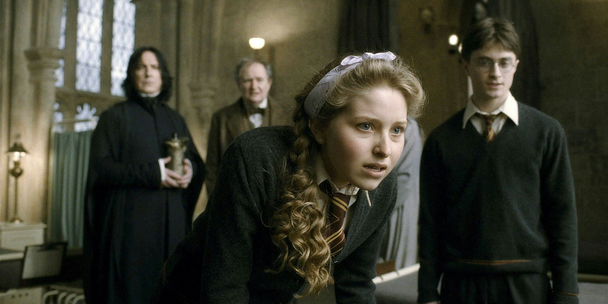 Jessie Cave spielte Lavender Brown, Rons nervige Freundin.