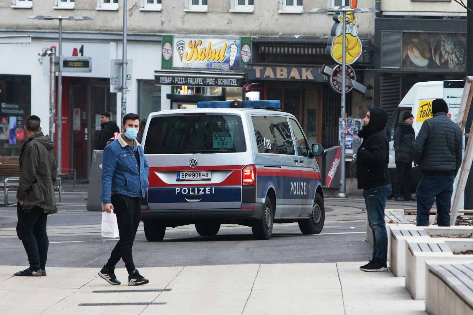 Polizei-Einsatz in Favoriten (Symbolfoto).