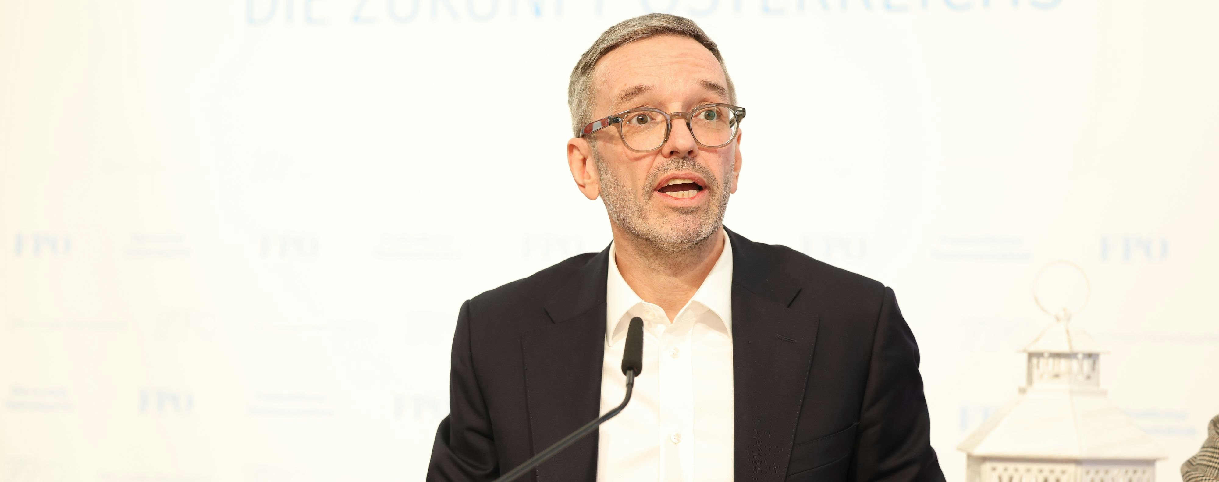 Herbert Kickl will 35.000 Euro wegen Kreditschädigung.