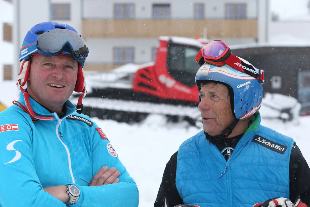 Patrick Ortlieb und Peter Schröcksnadel.