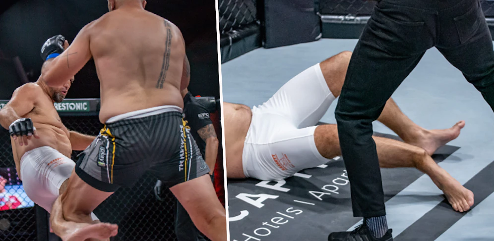 MMA-Fighter Willem Smith verletzt sich.