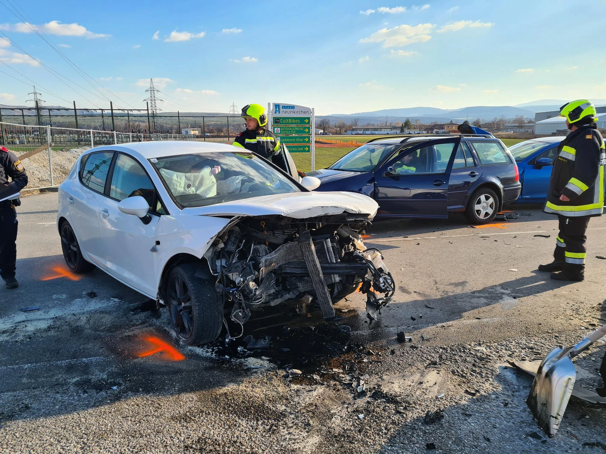 Verkehrsunfall forderte sechs Verletzte