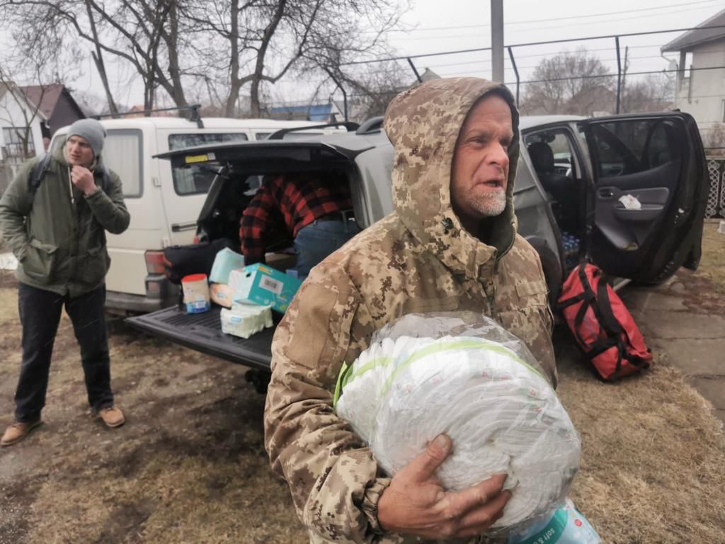 Georg Jachan mit Hilfslieferungen für Betroffene des Ukraine-Krieges