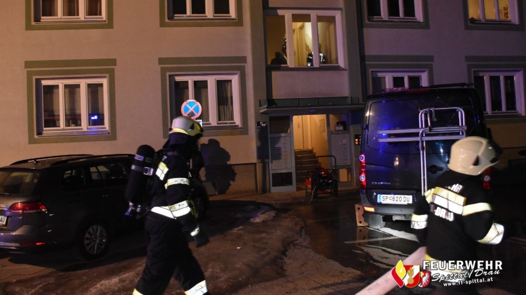 Die Feuerwehr Spittal an der Drau war schnell vor Ort.