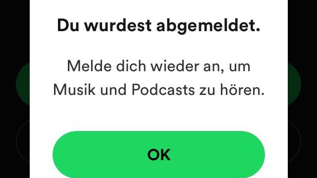 User wurden am Dienstagabend einfach ausgeloggt.