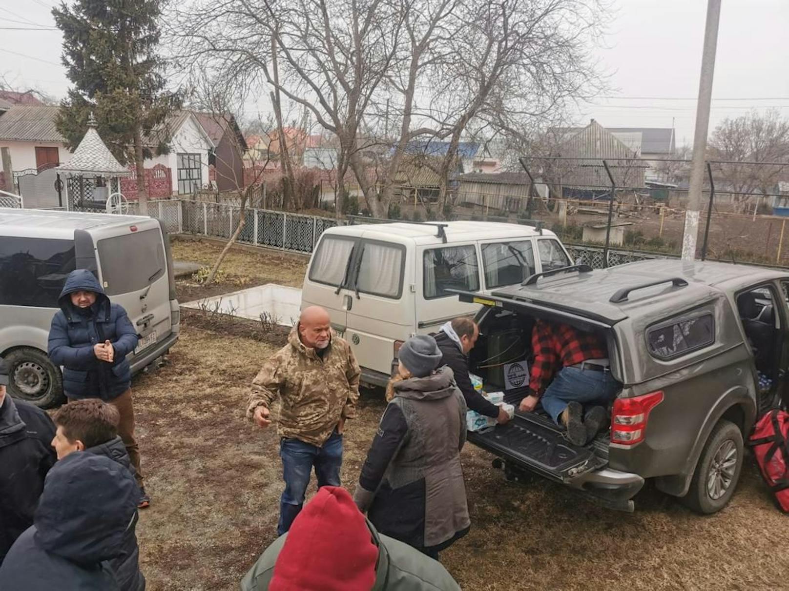 Georg Jachan mit Hilfslieferungen für Betroffene des Ukraine-Krieges