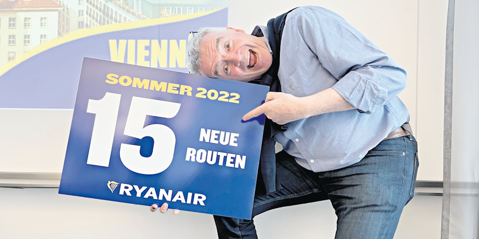 15 neue Routen: Michael O’Leary in Wien