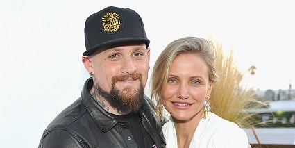 Diaz mit Ehemann Benji Madden.