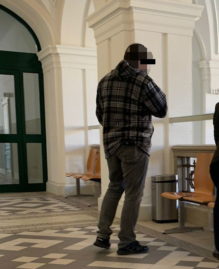 Der Hauptangeklagte im Prozess