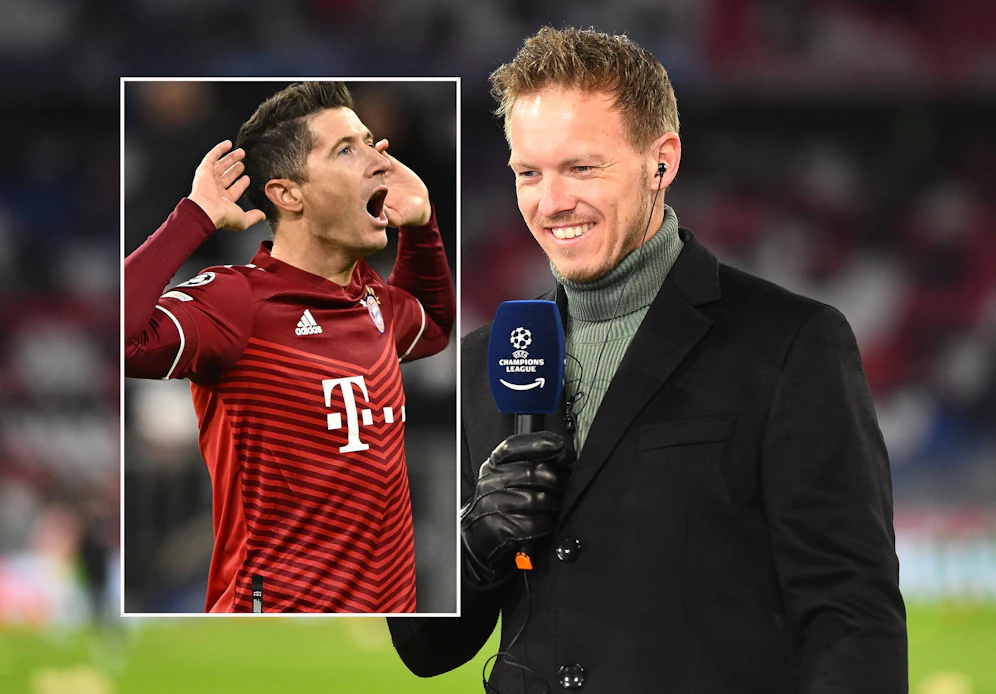 Julian Nagelsann und Robert Lewandowski