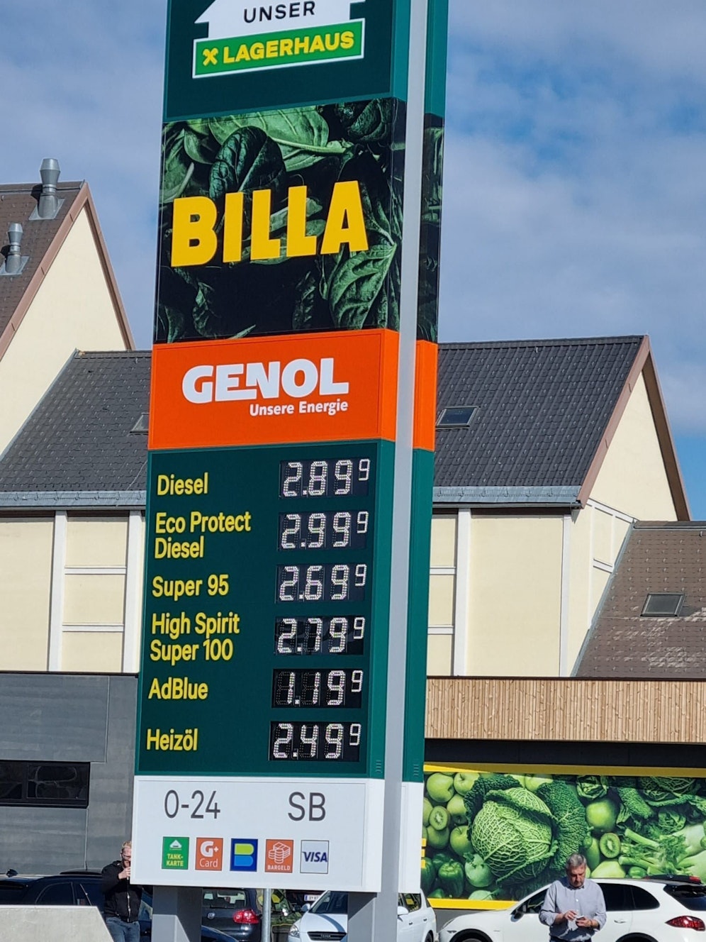 Spritpreise auf Tankstellen schnellen in die Höhe.