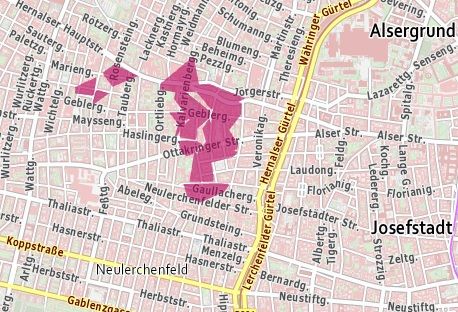 Die markierten Gebiete sind von dem Ausfall betroffen.