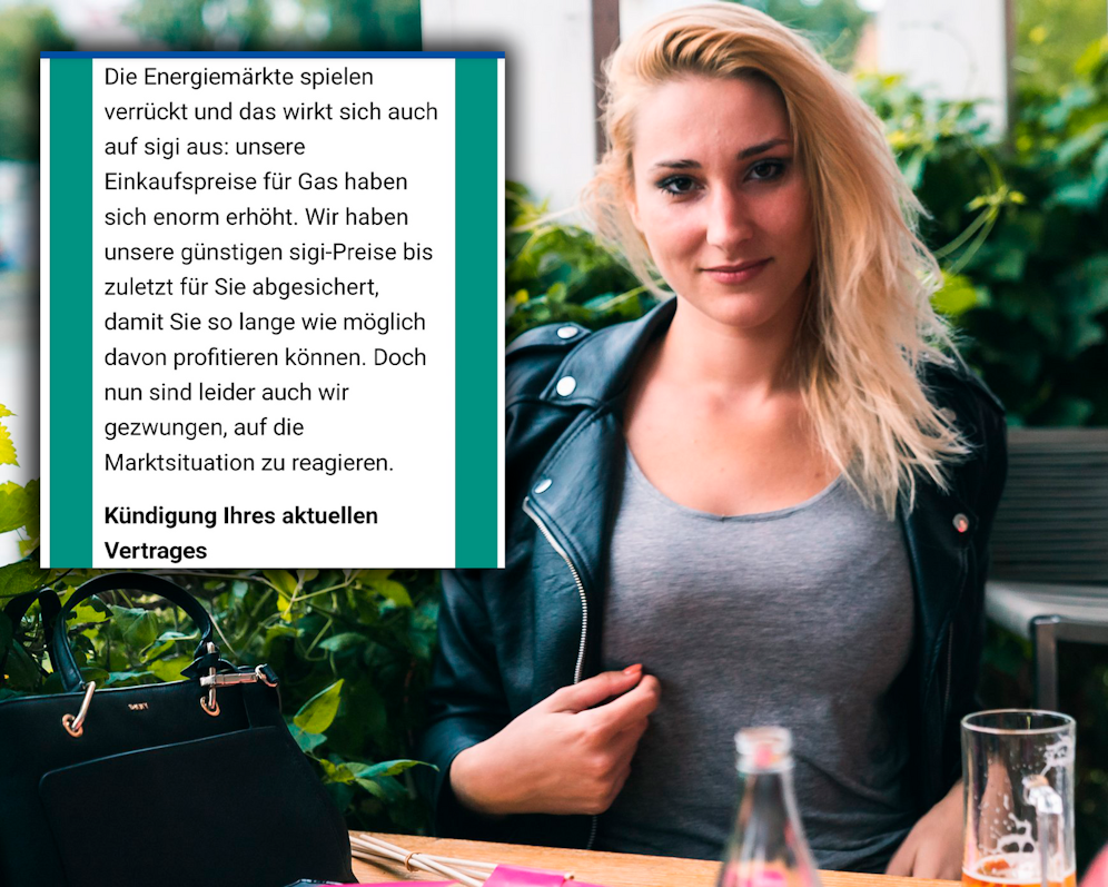 Wienerin Fredi wurde ihr aktueller Vertrag gekündigt. Laut dem Gas-Anbieter macht die Dramatik auf den Energiemärkten eine Anpassung nötig.