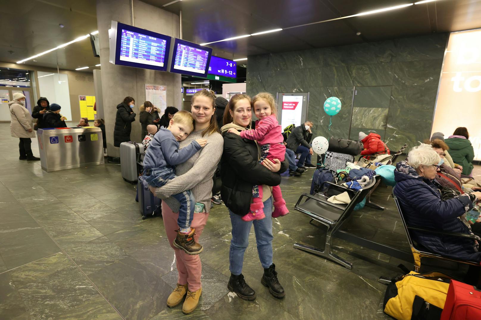 Immer mehr Flüchtlinge am Wiener Hauptbahnhof
