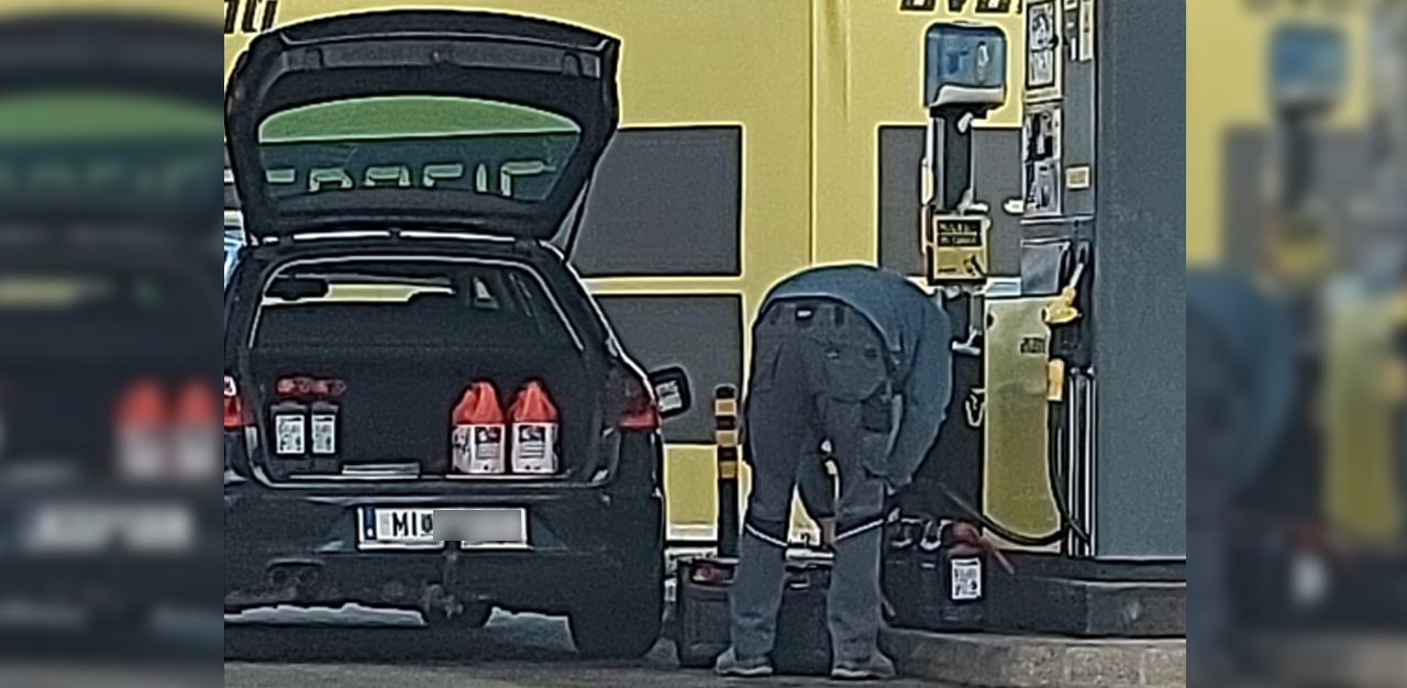 Nun fangen Autofahrer an, bei relativ günstigen Tankstellen zu hamstern.