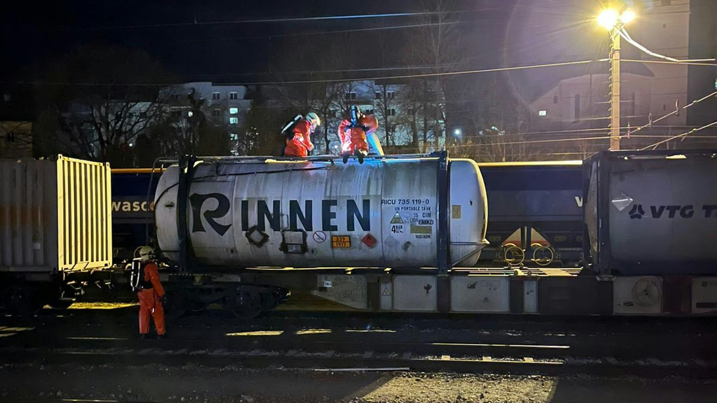 Gefahrenguteinsatz am Bahnhof Kufstein -Fotocredit: ZOOM.TIROL 