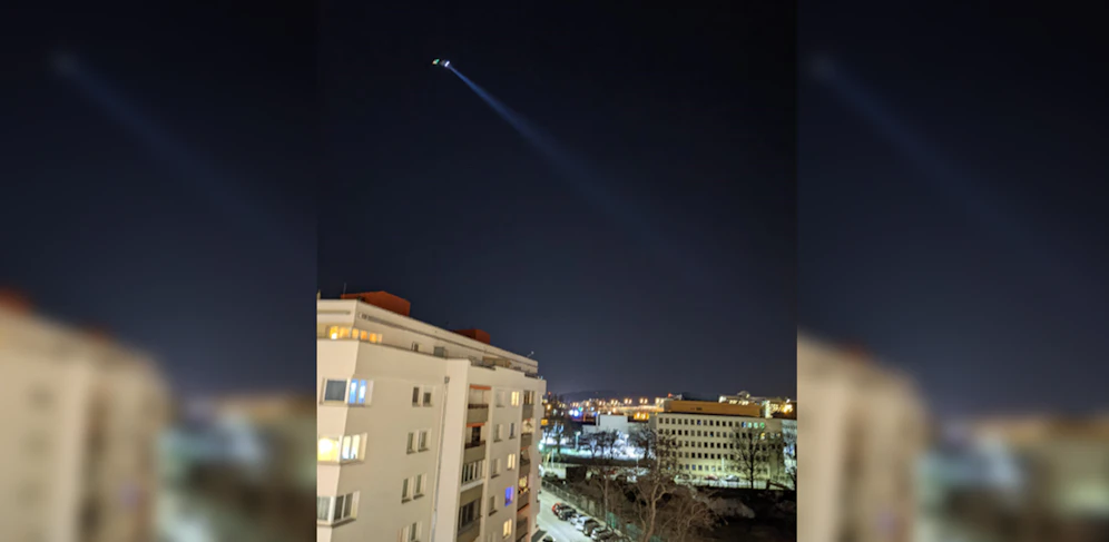 Eine Suchaktion der Polizei sorgte für Staunen bei Floridsdorfern.