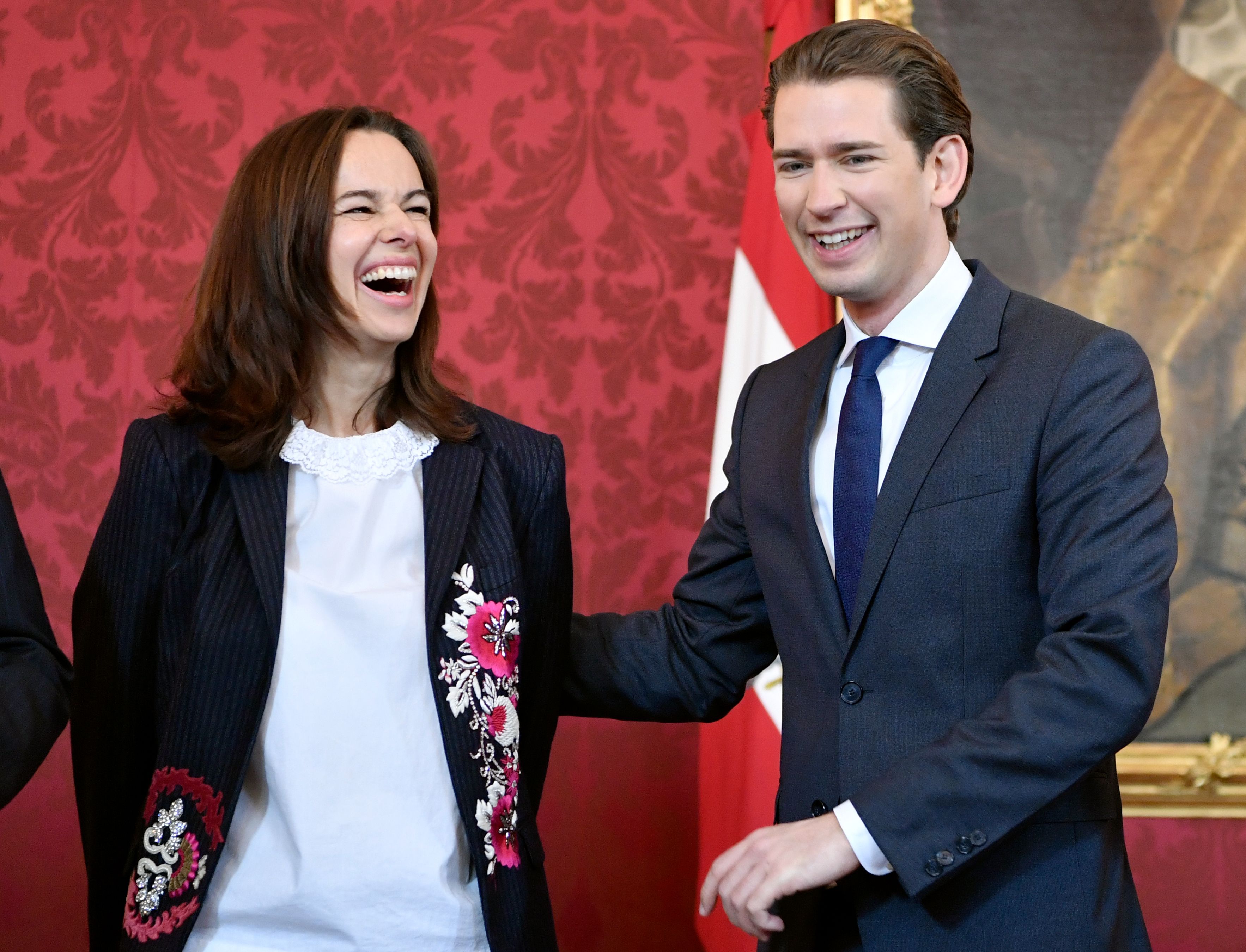 Sophie Karmasin mit Sebastian Kurz