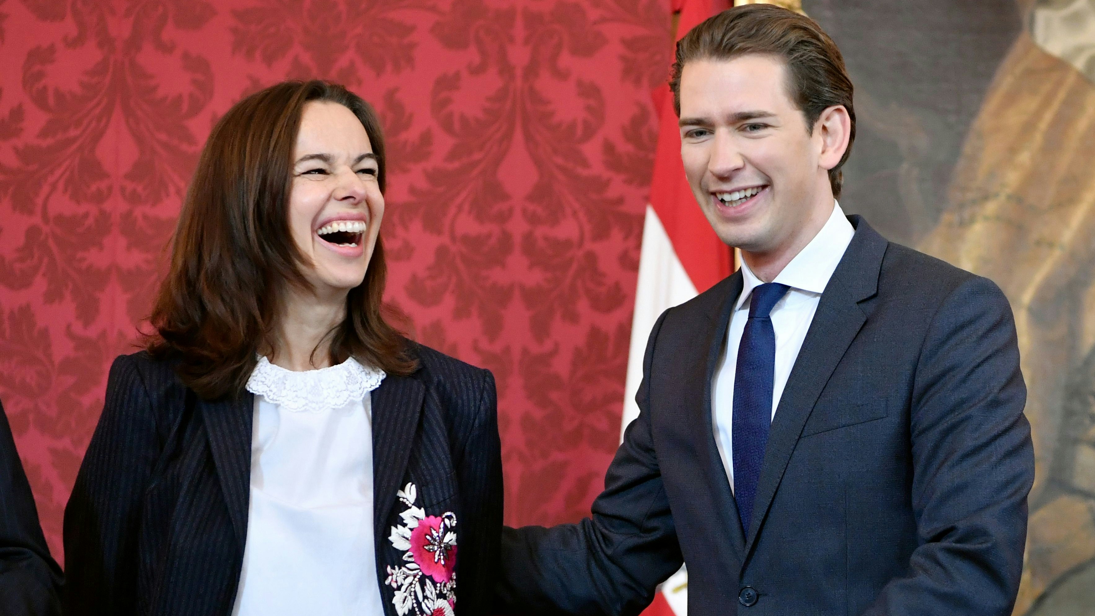Sophie Karmasin mit Sebastian Kurz