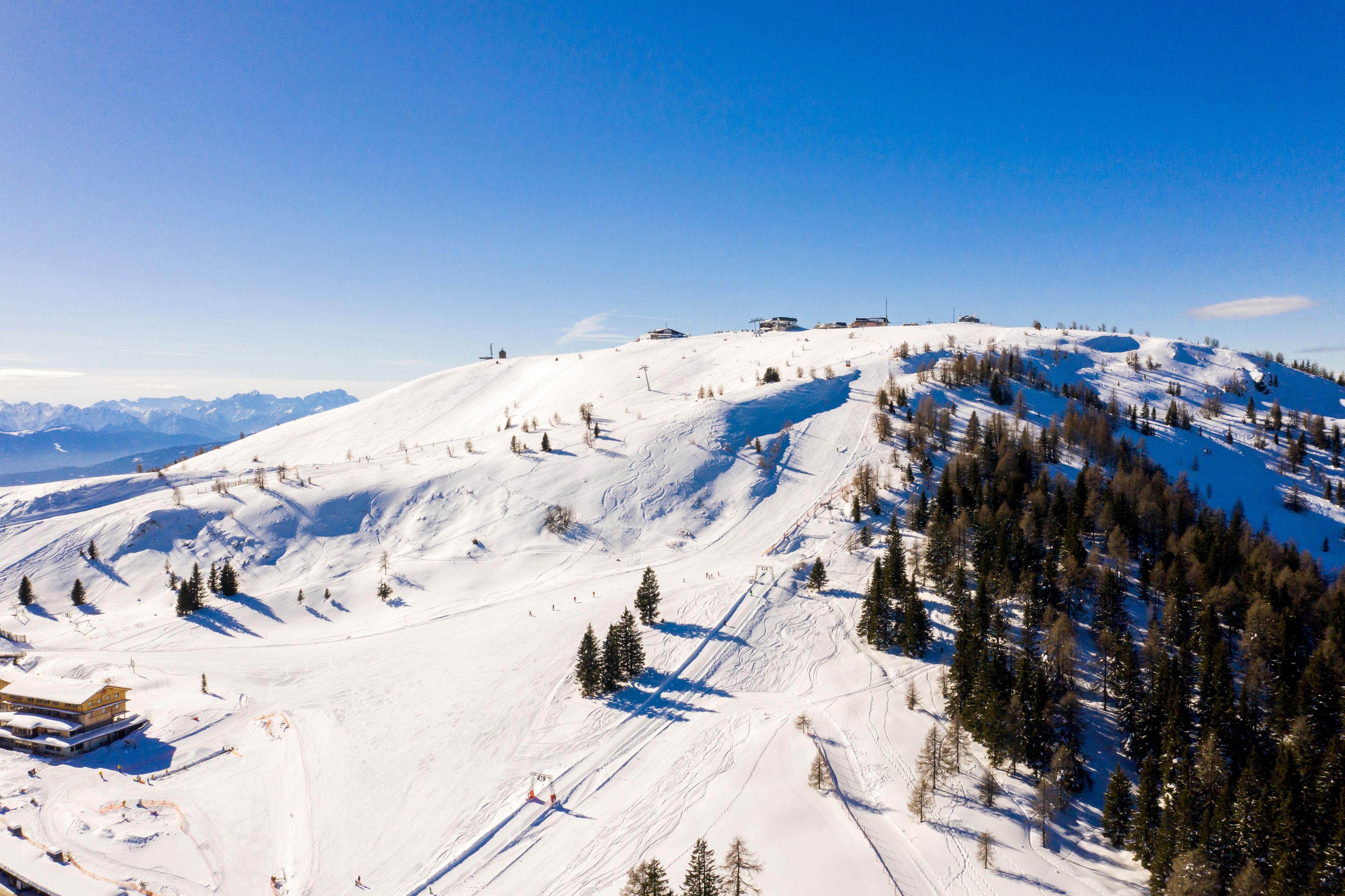 Skigebiet auf der Gerlitzen