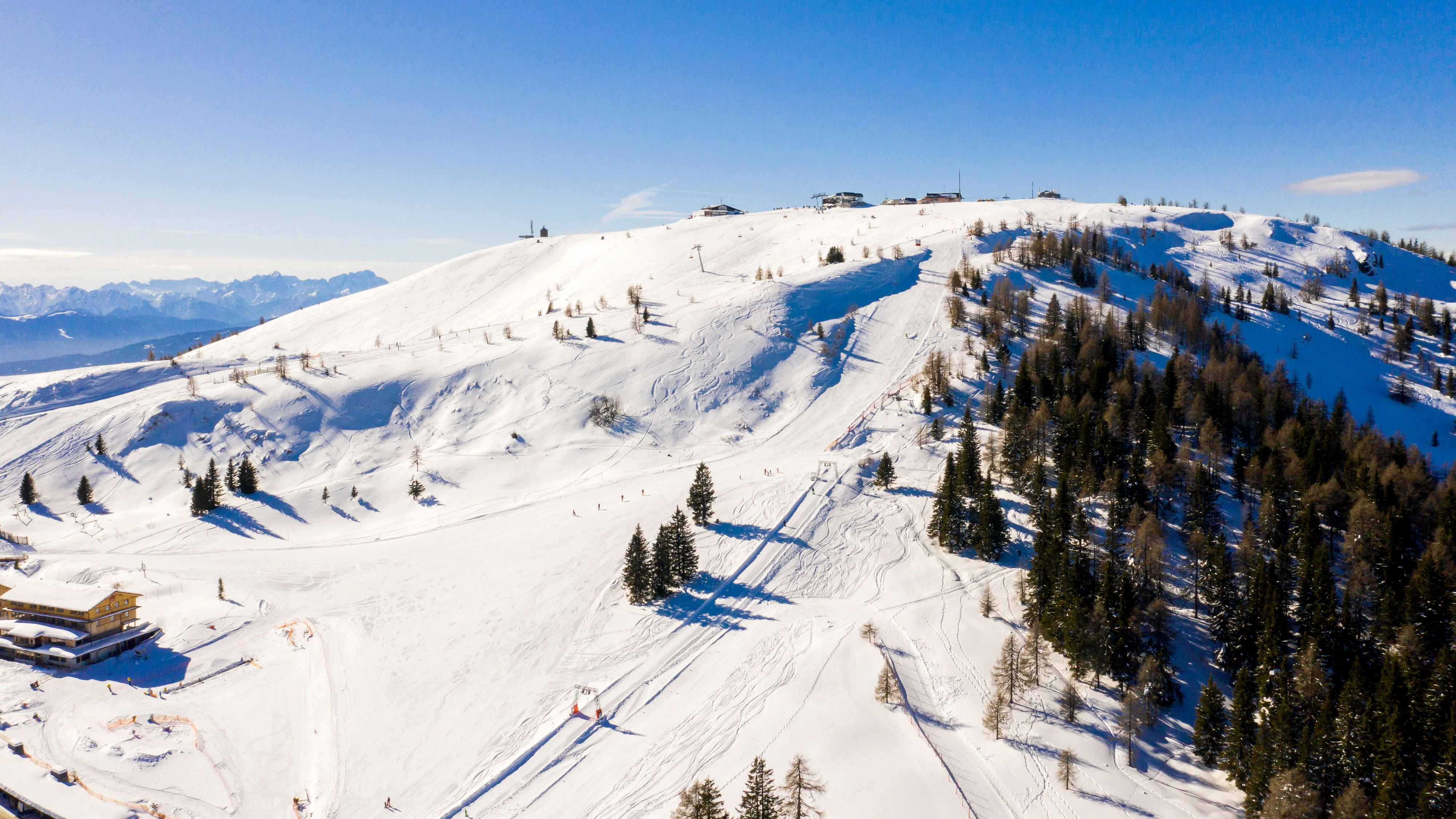 Skigebiet auf der Gerlitzen