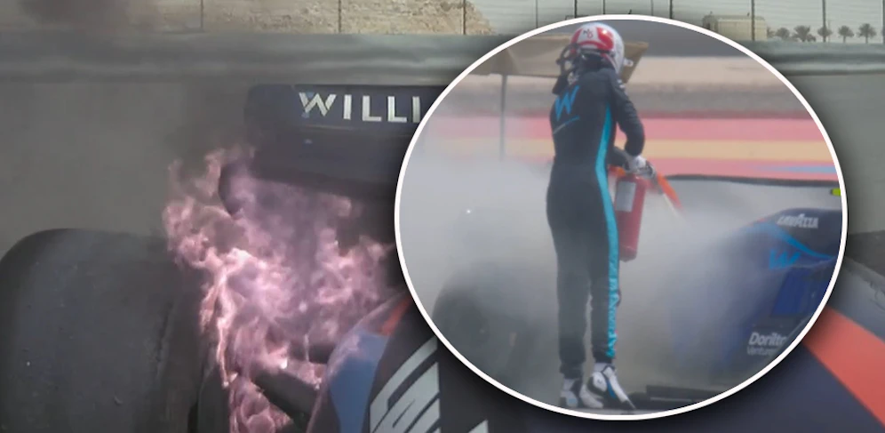 Feuer bei Williams