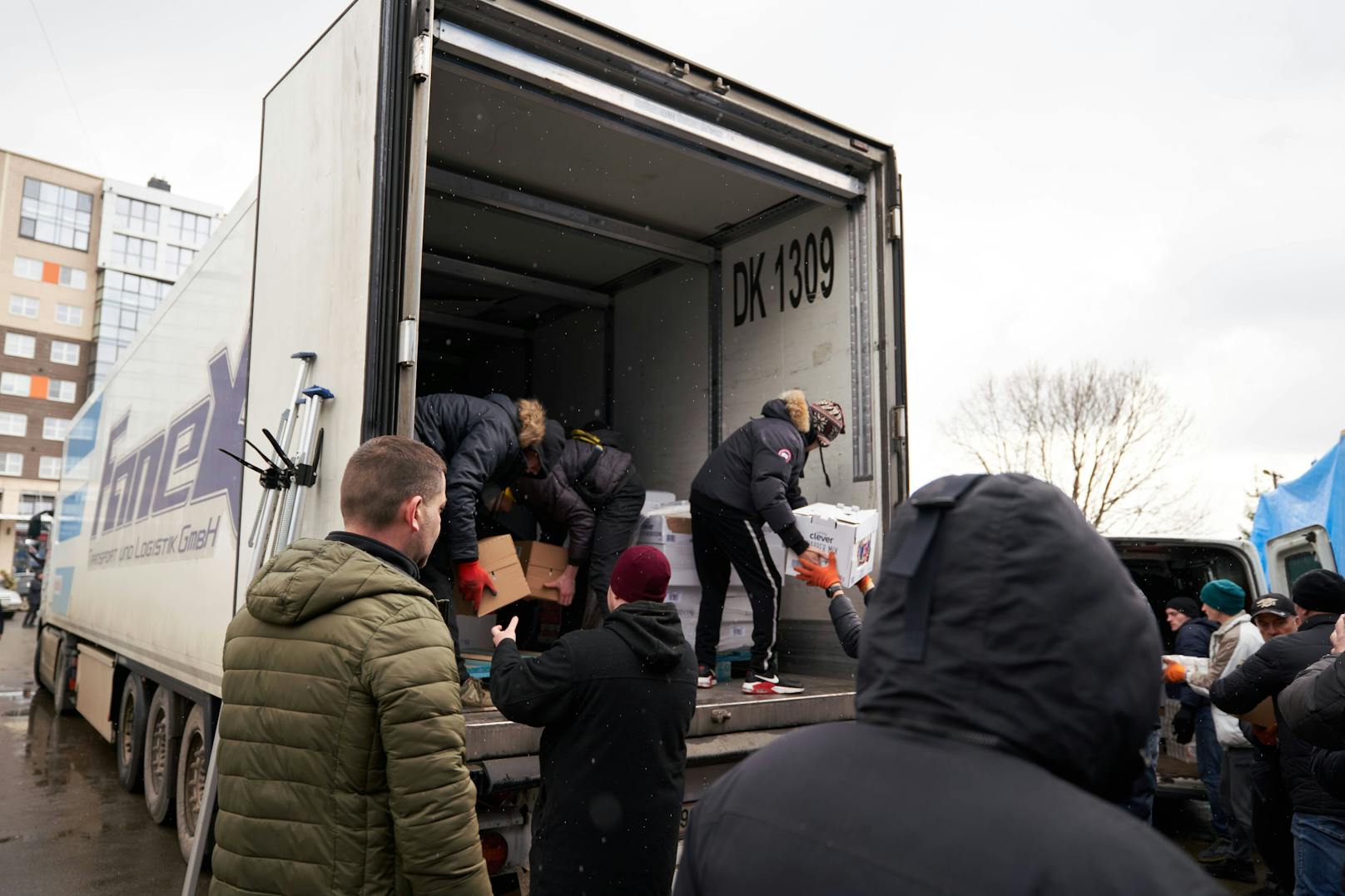 66 Tonnen an Spenden wurden in die Ukraine gebracht.&nbsp;