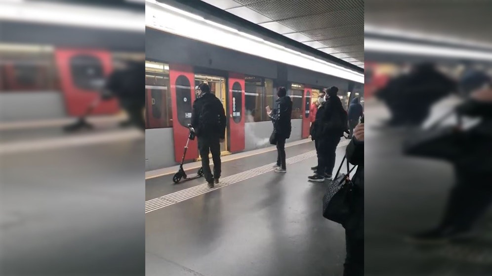 Zwanzig Minuten dauerte es, bis die U6 wieder ungehindert fahren konnte.