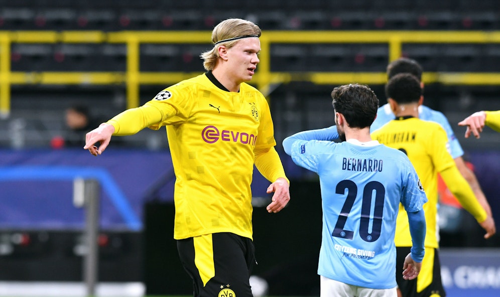 Haaland und Bernardo Silva - bald Teamkollegen?