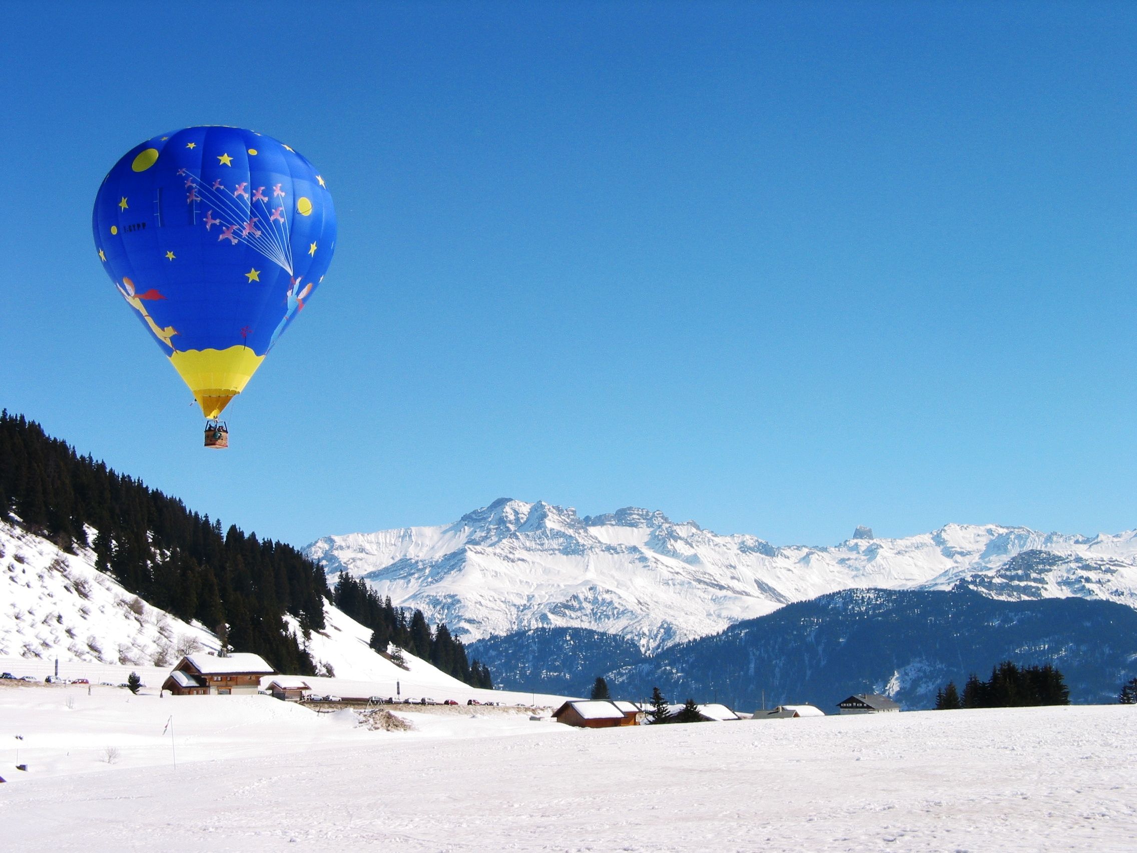 In Salzburg sorgte starker Wind für vier verletzte Ballonpassagiere.