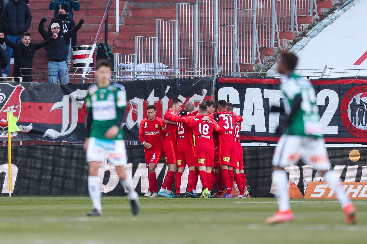 Jubel bei der Admira